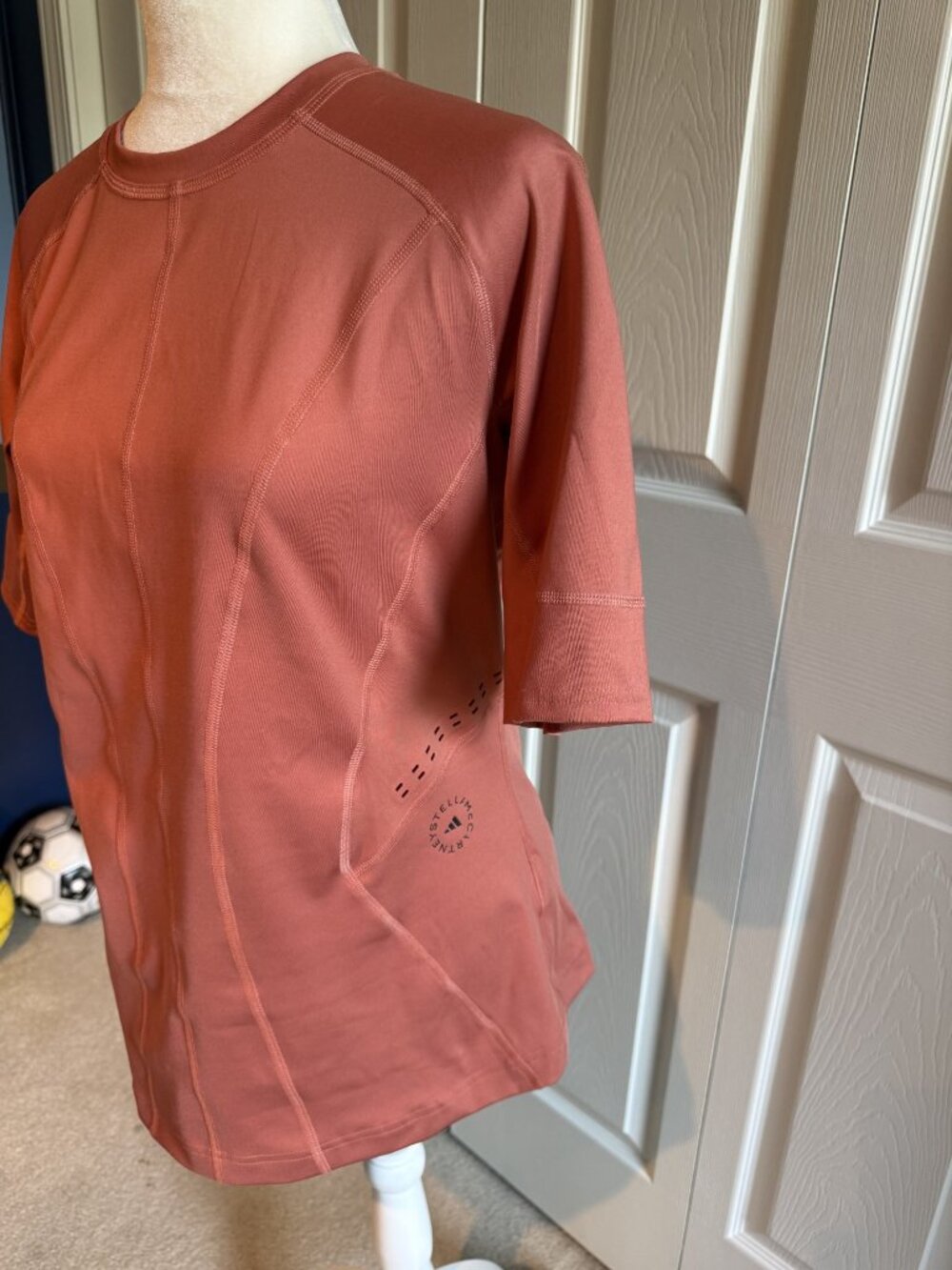 Adidas Stella McCartney TruePurpose Short Sleeve Training Shirt - Size XL - Picture 3 of 13